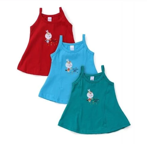 Custom Horn Hem Girls Singlet